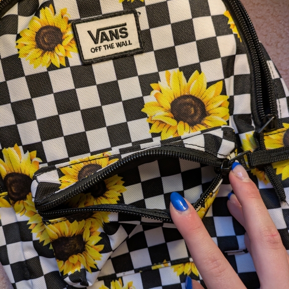 Vans Sunflower Checkered Backpack - Picture 5 of 5